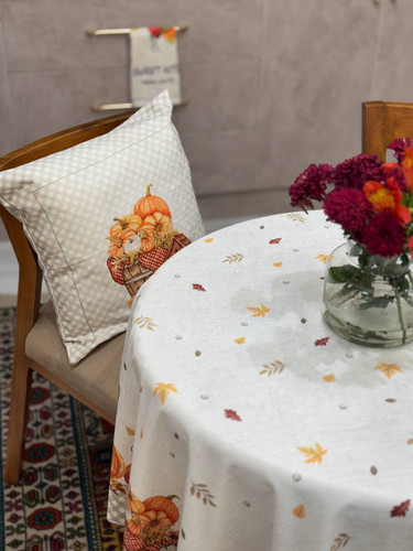 رومیزی و سفره ضدلک طرح کدو