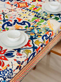 رومیزی و سفره ضدلک طرح کاشی