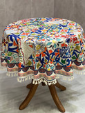رومیزی و سفره ضدلک طرح کاشی