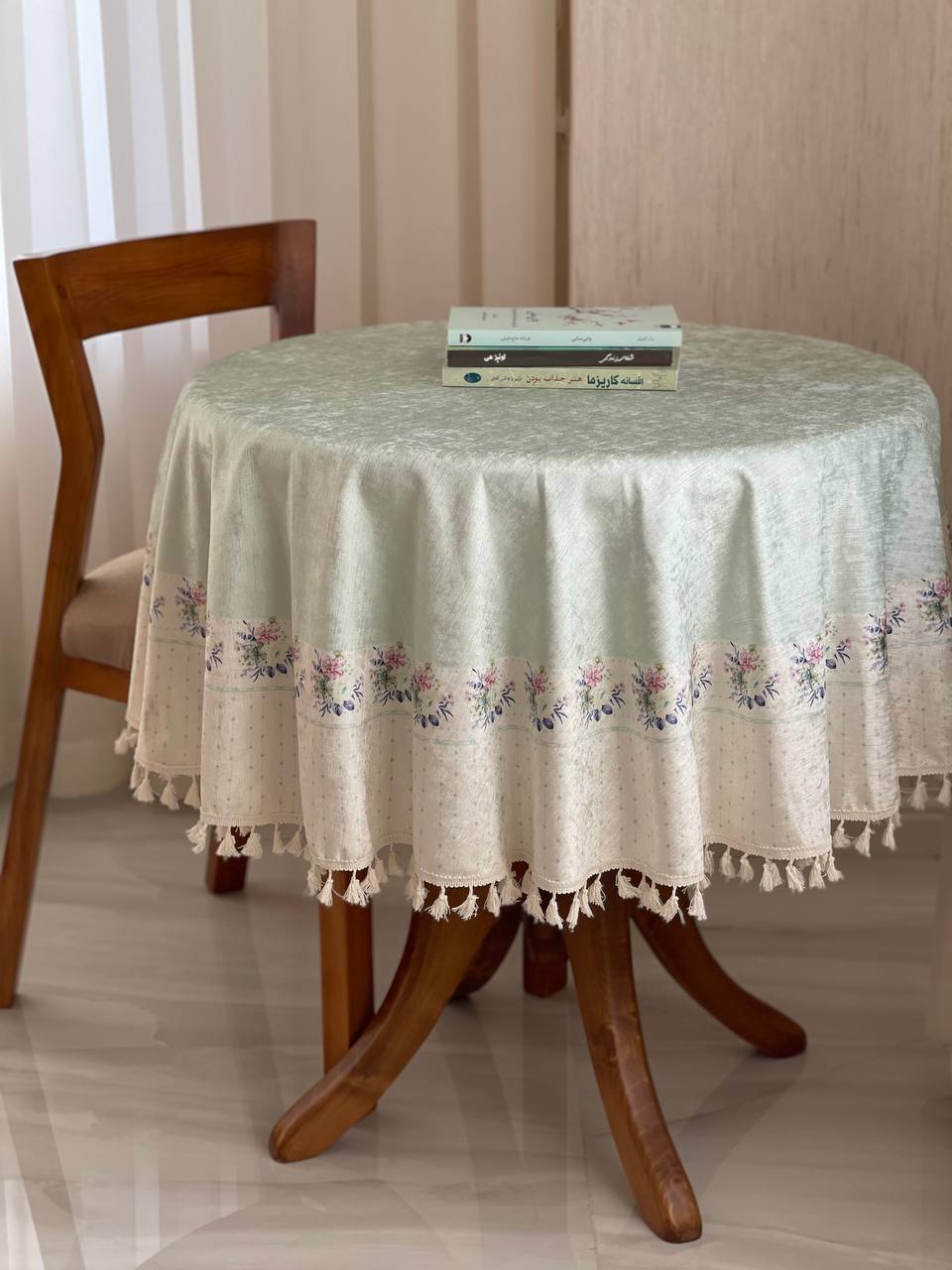 رومیزی/سفره ضدلک طرح پاستیلی
