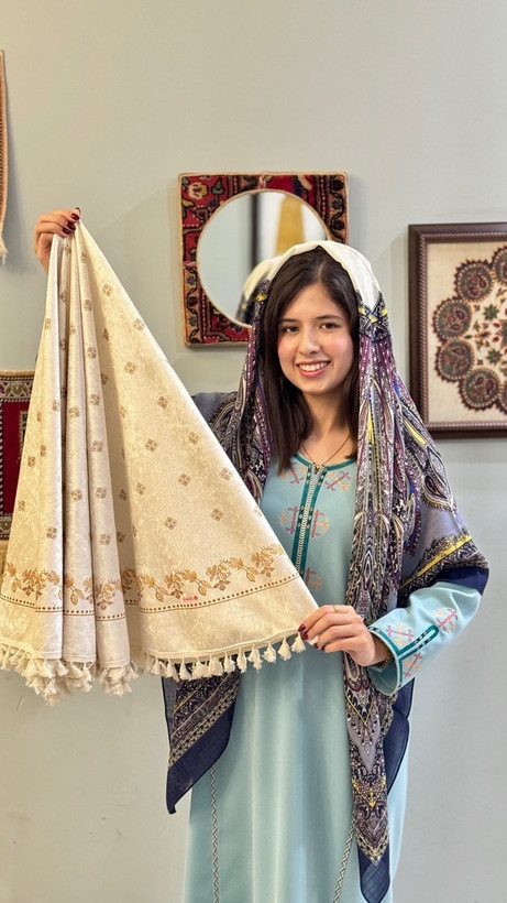 رومیزی و سفره پارچه ای ضدلک طرح گندم